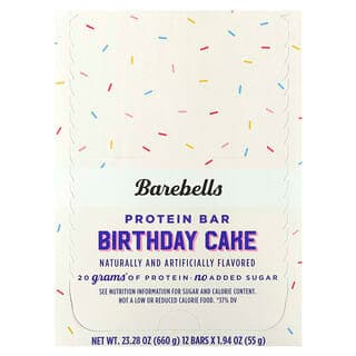 Protein Bar, Birthday Cake