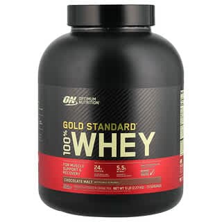 Gold Standard® 100% Whey, Chocolate Malt, 5 lb (2.27 kg)