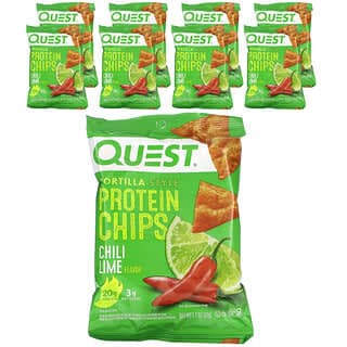Tortilla Style Protein Chips, Chili Lime