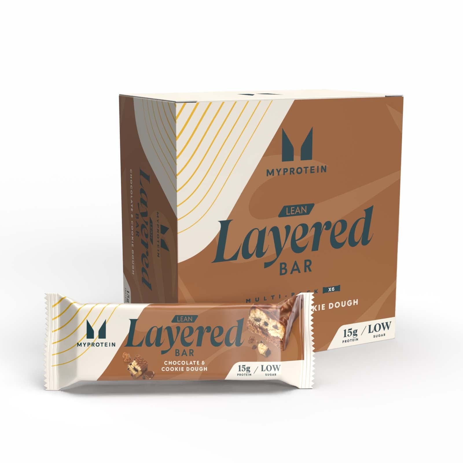 Lean Layered Protein Bar (Chocolate and Cookie Dough)