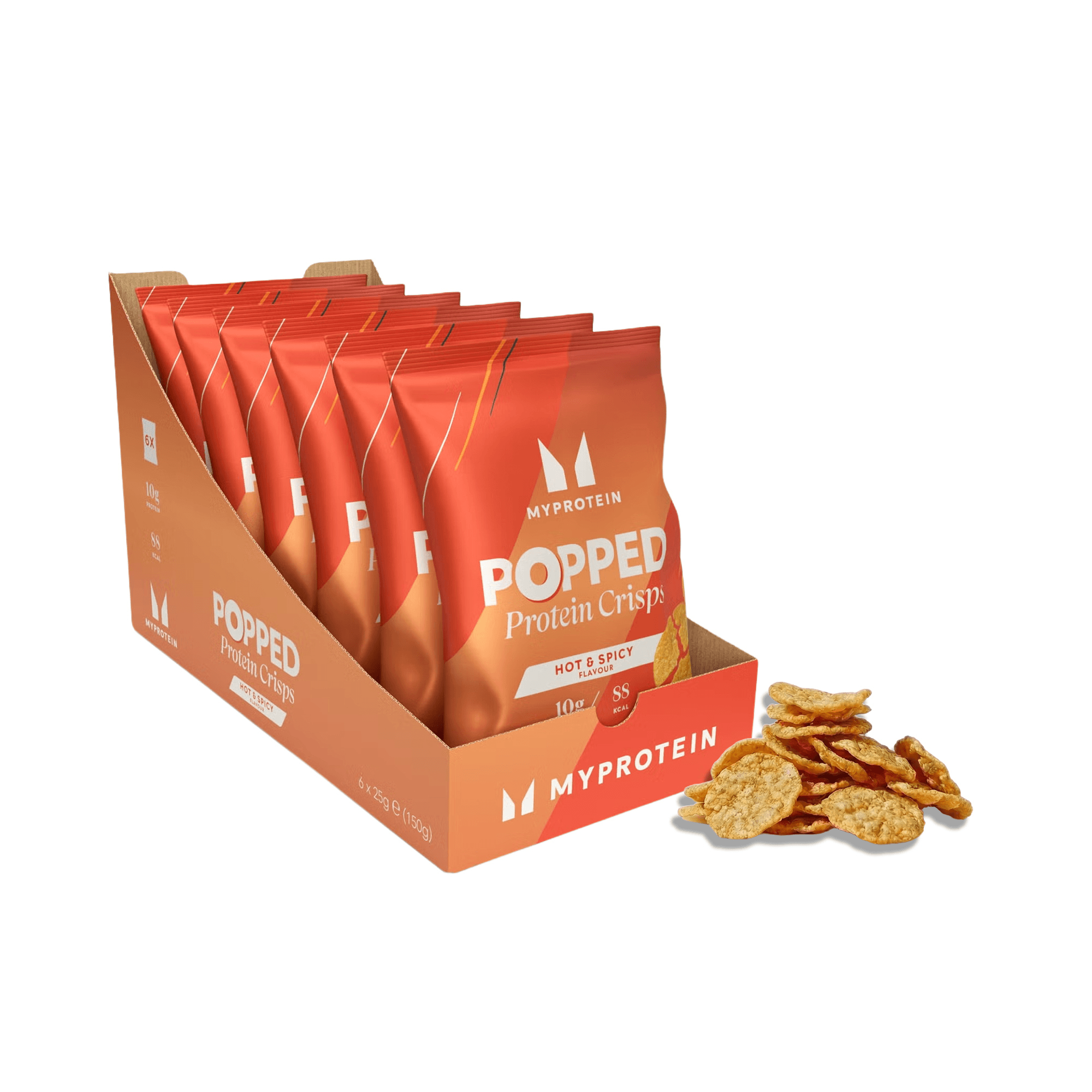 Popped Protein Crisps (Hot & Spicy)