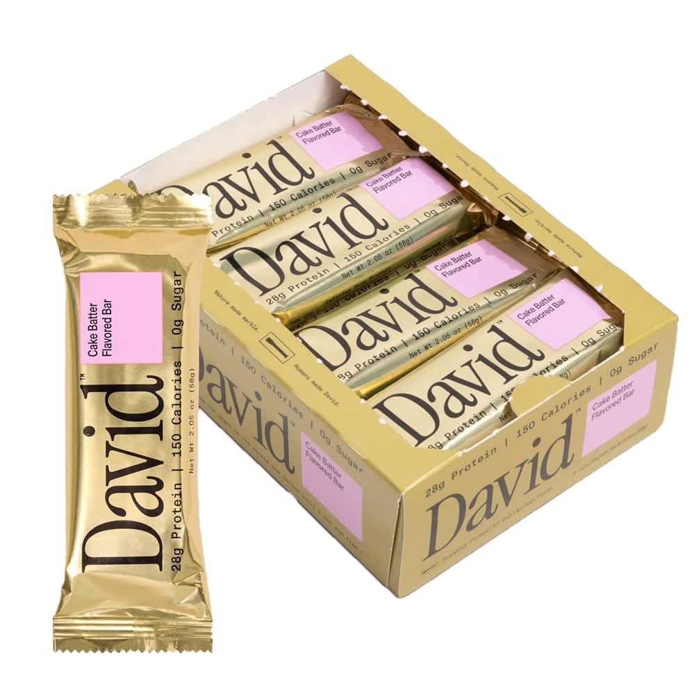 David Protein Bar, Cake Batter