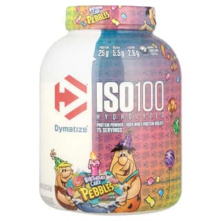 ISO100® Hydrolyzed, 100% Whey Protein Isolate, Birthday Cake Pebbles