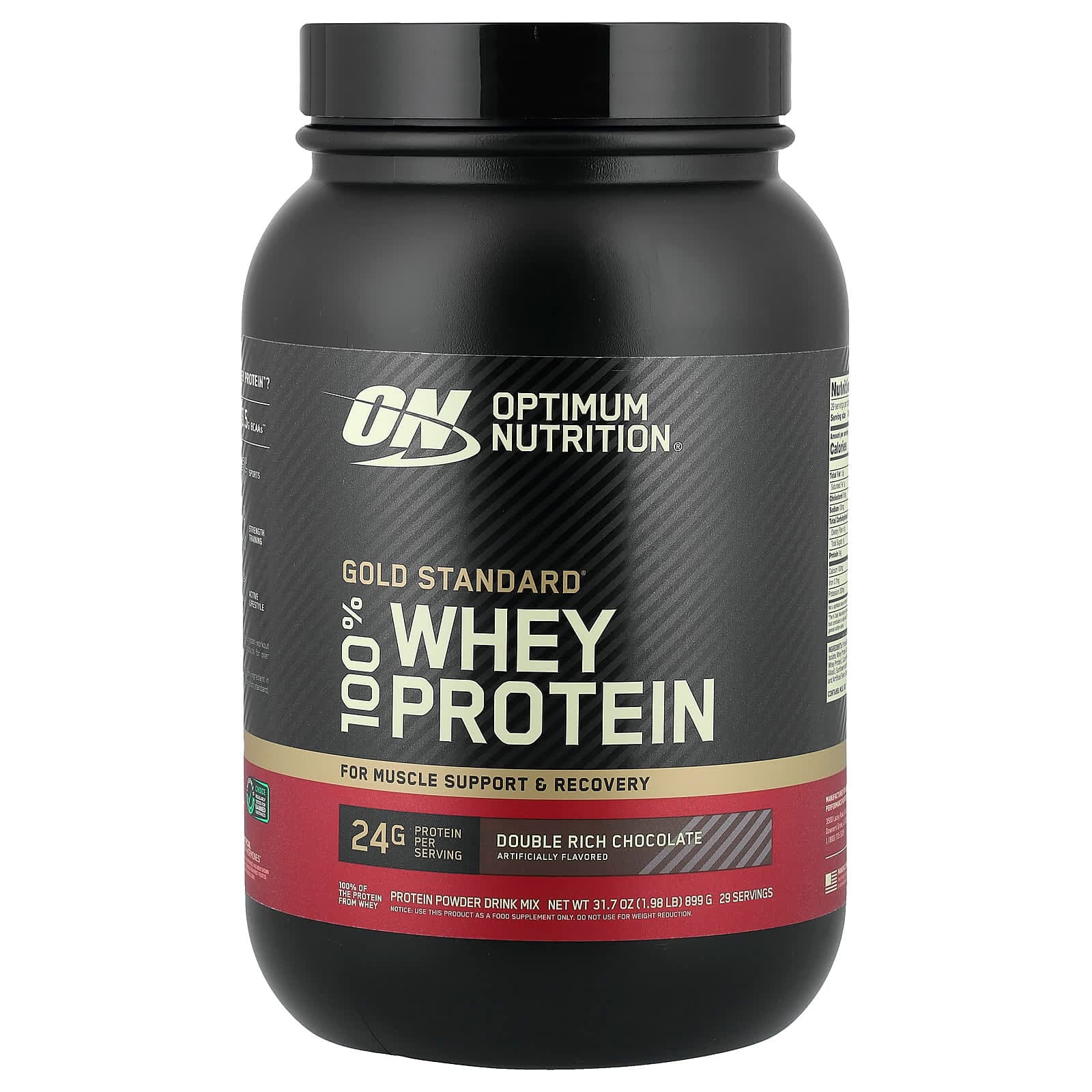 Gold Standard® 100% Whey Protein, Double Rich Chocolate