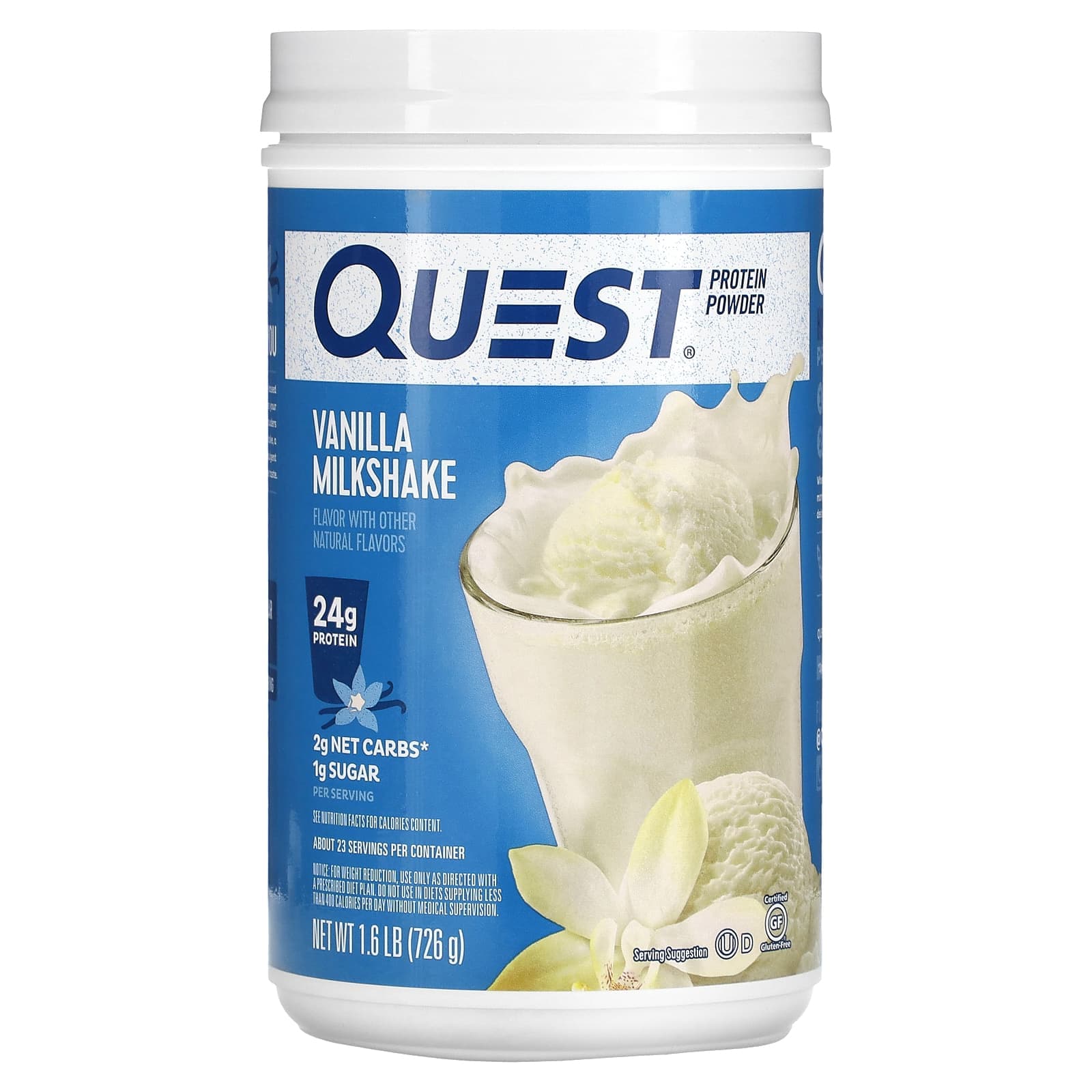 Protein Powder, Vanilla Milkshake