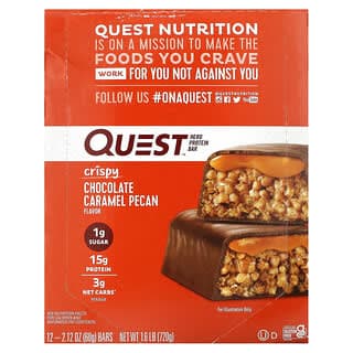 Hero Protein Bar, Crispy Chocolate Caramel Pecan