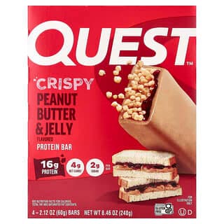 Quest Crispy Peanut Butter & Jelly Protein Bar
