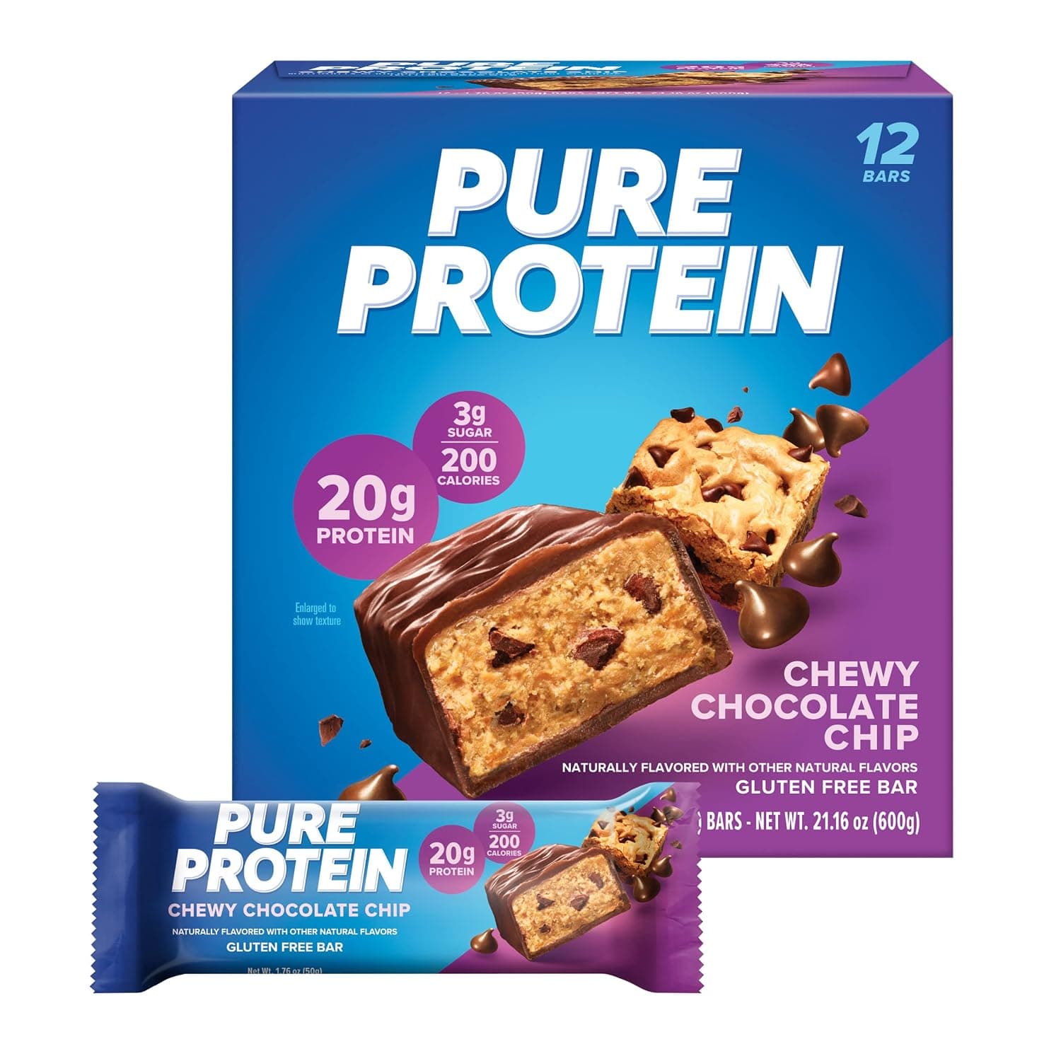 Pure Protein Bars (Chewy Chocolate Chip)