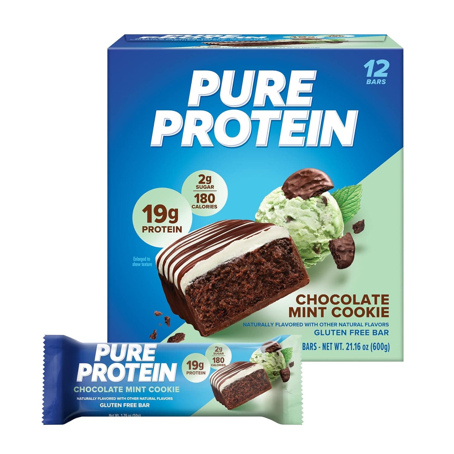 Pure Protein Bars (Chocolate Mint Cookie)