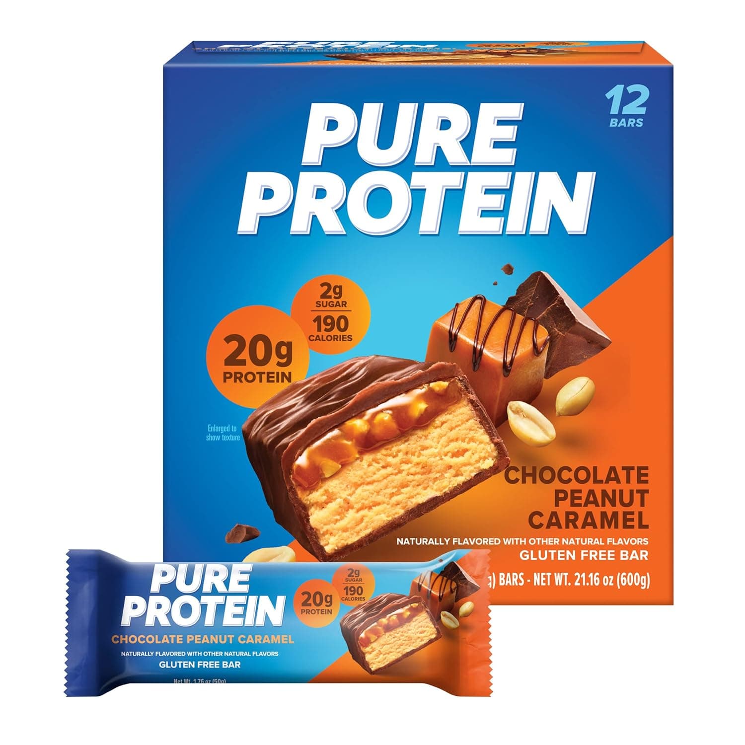 Pure Protein Bars (Chocolate Peanut Caramel)
