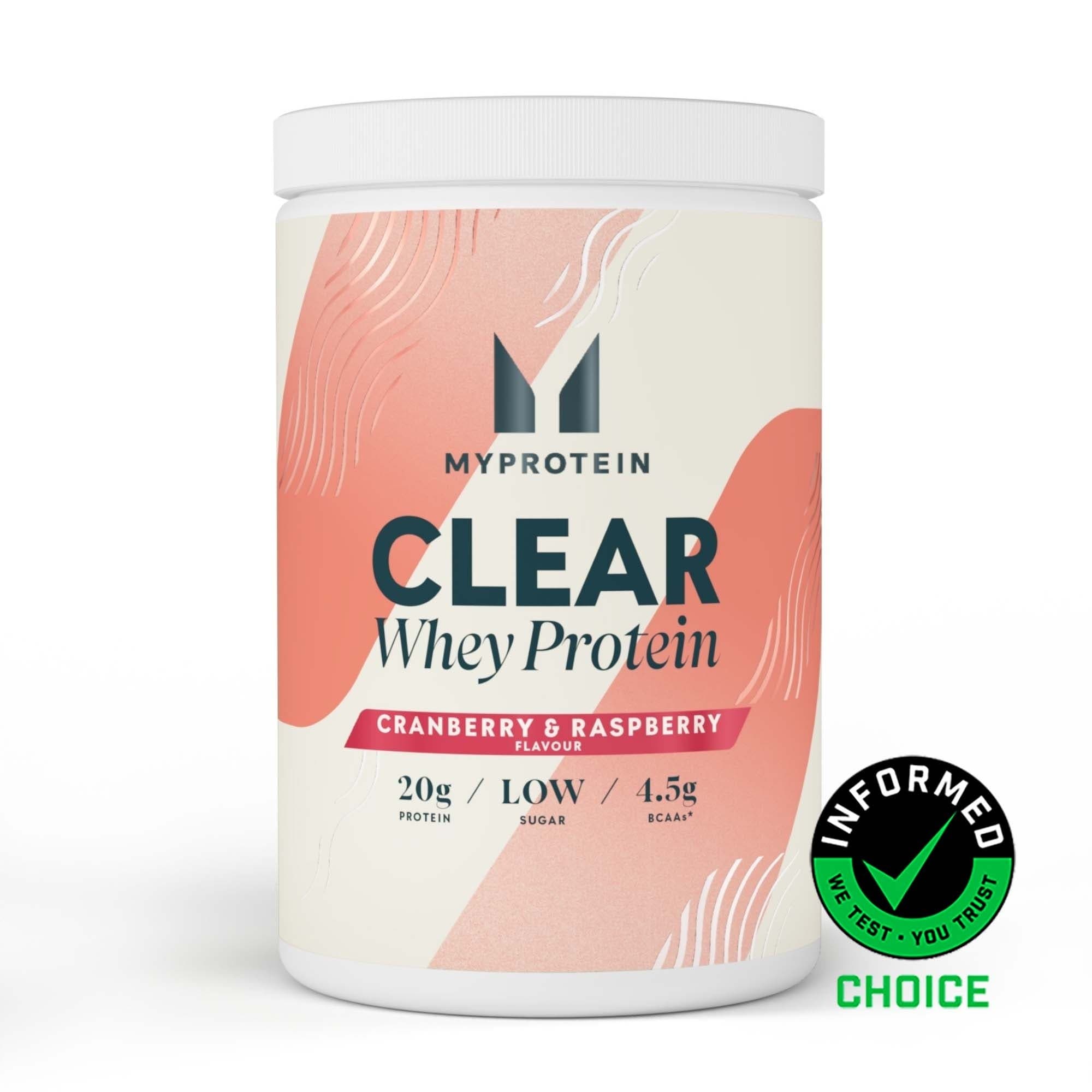 Clear Whey Protein Powder (Cranberry & Raspberry)