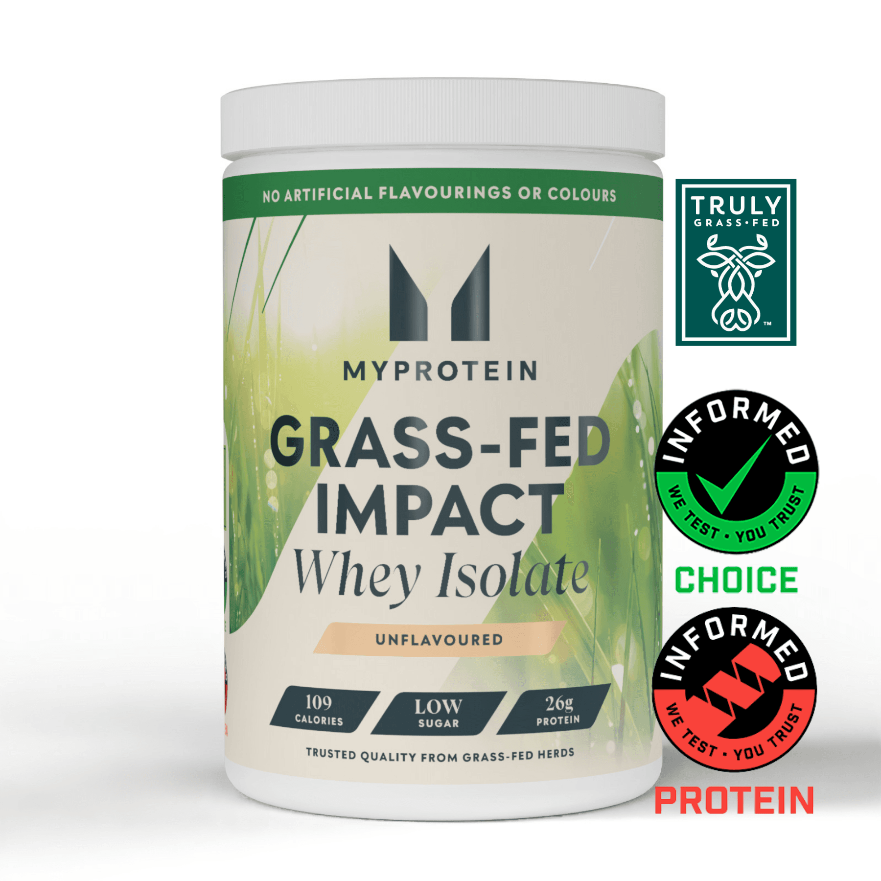 Grass-Fed Impact Whey Isolate (Unflavoured)